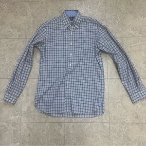 Men's Polo Black, White Button Down Shirt